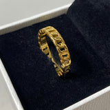 Chain Design Solid Ring